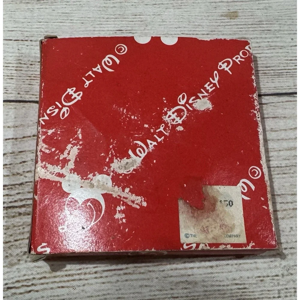 Disney Parks Mickey Mouse Brave Little Tailor 1938 Ceramic Mini Plate w/Box TbG